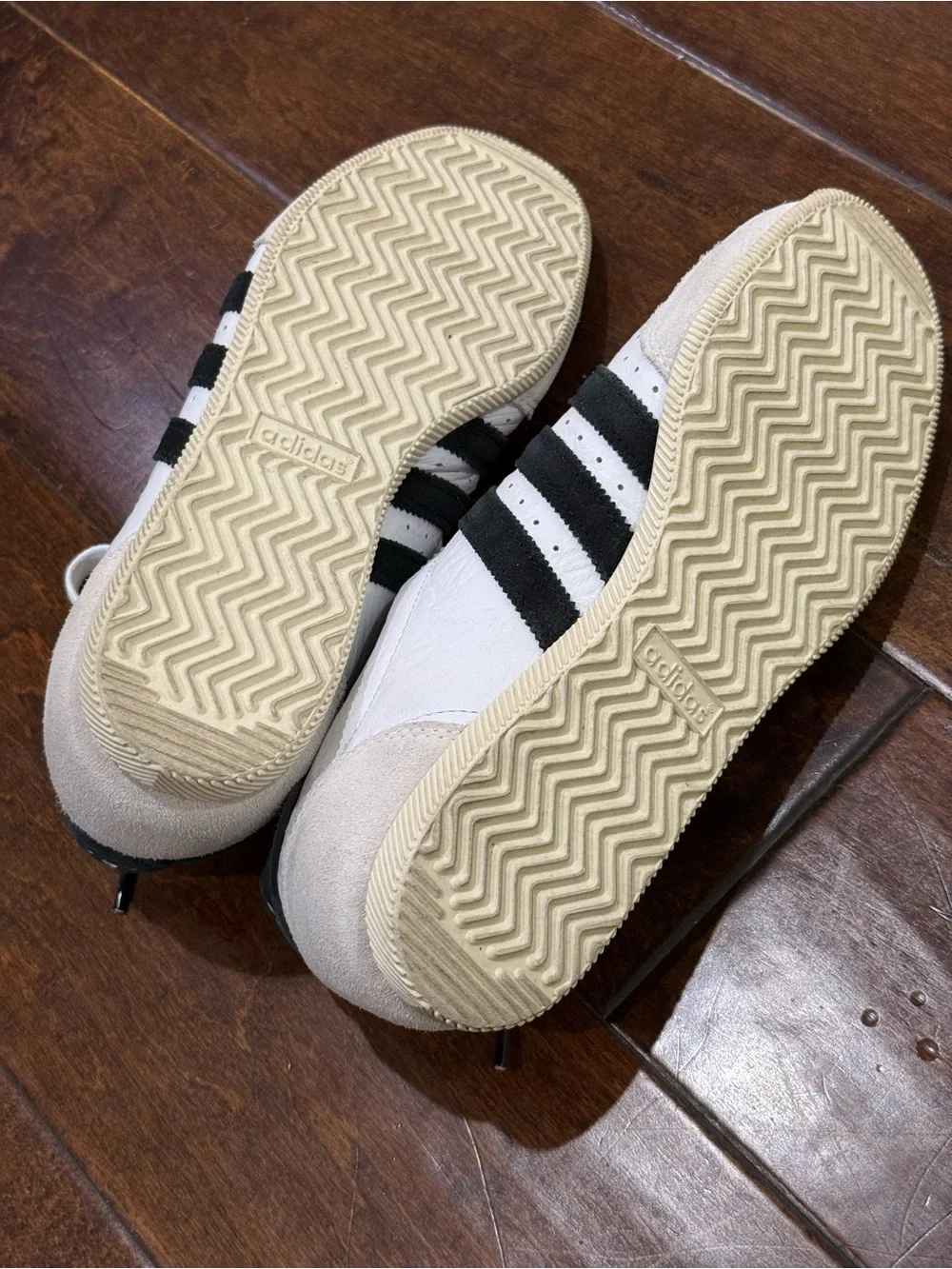 Adidas Japan Classic Sneakers in White and Black 7.5